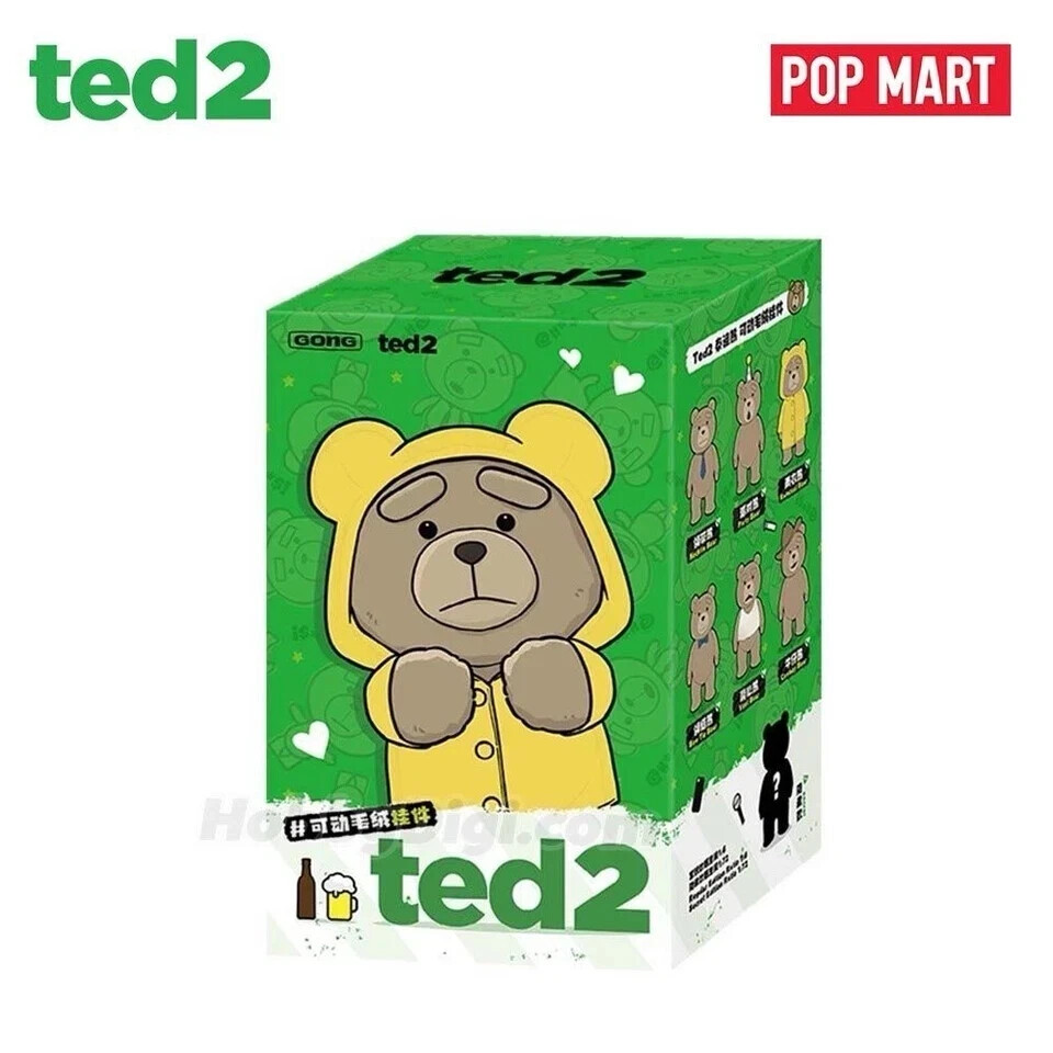 POP MART TED2 Teddy Bear Plush Pendant Blind Box Sealed US Seller In Stock