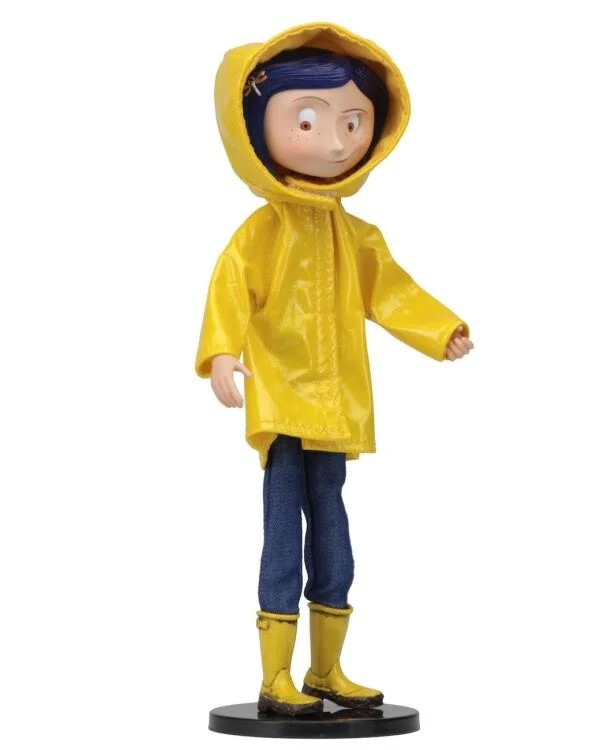 NECA-Coraline (Rain Coat & Boots) Bendy Fashion Doll-PREORDER