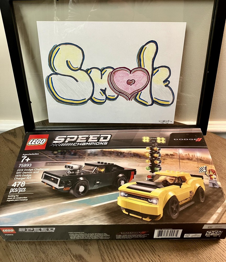 LEGO Speed Champions Dodge Charger & Demon Retired Set New Sealed 75893