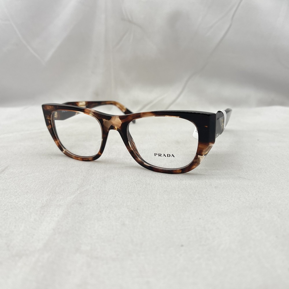 Prada Women's VPRA18 Square Full Rim Sunglasses in Caramel Tortoise