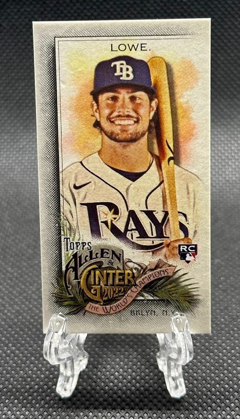 2022 Topps Allen & Ginter Josh Lowe RC Mini Brooklyn Back SSP /25 Rays
