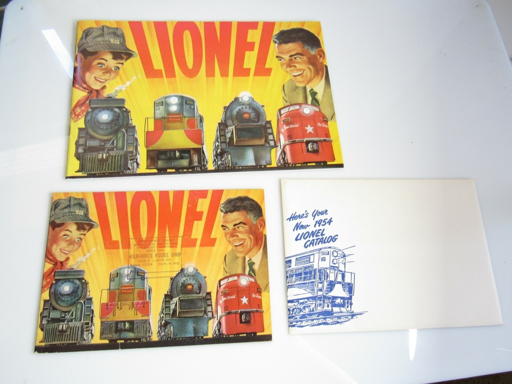 1954 Original Lionel Trains Catalog Miniature Dealer & Consumer in Excellent Condition