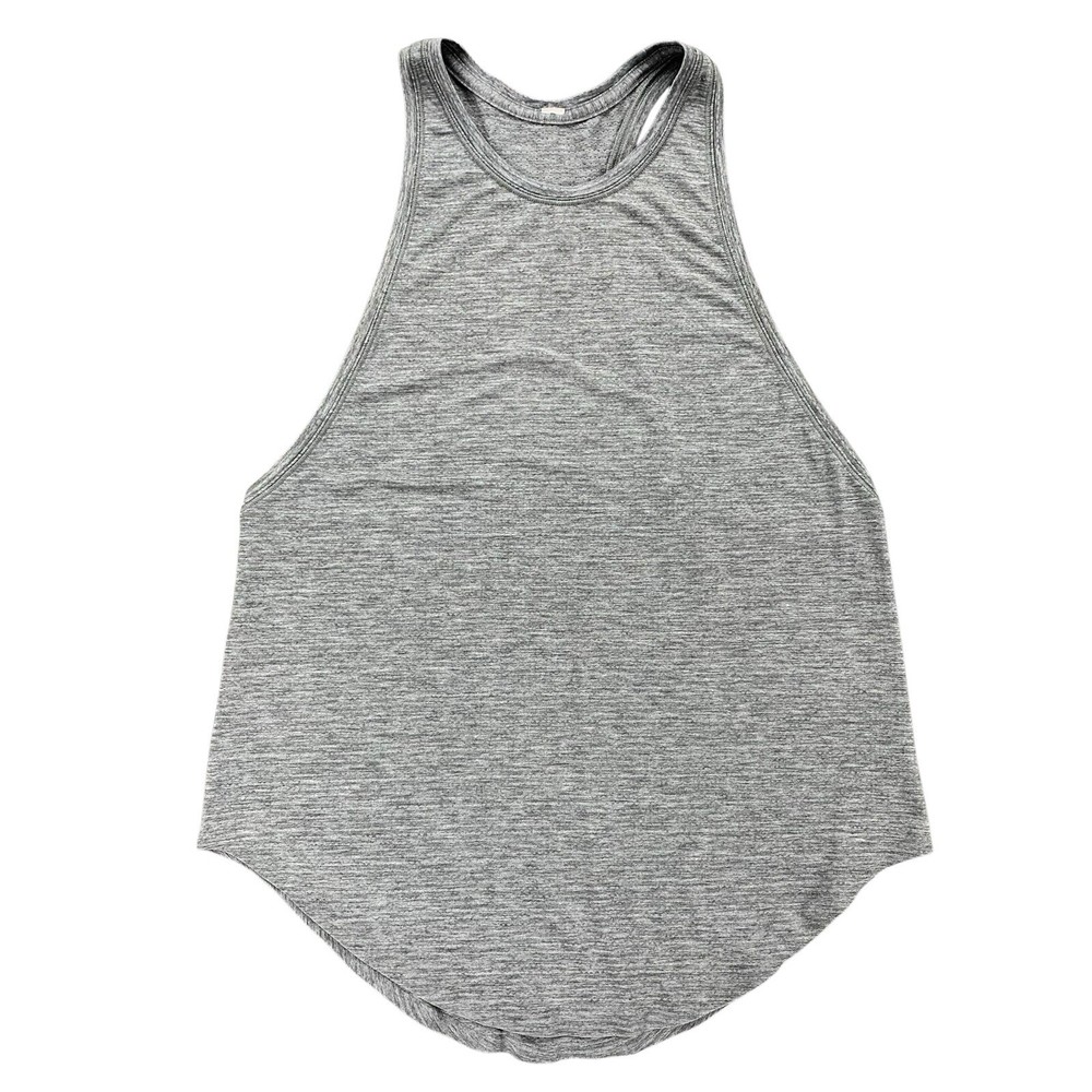 Lululemon Womens Racerback Athletic Tank Top Size 6 Gray
