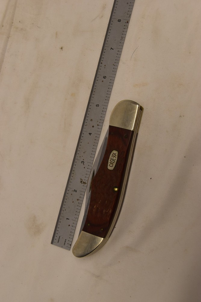 Case XX 6265 SS 2- Blade Large Folding Hunter Jigged Rosewood Pocket Knife