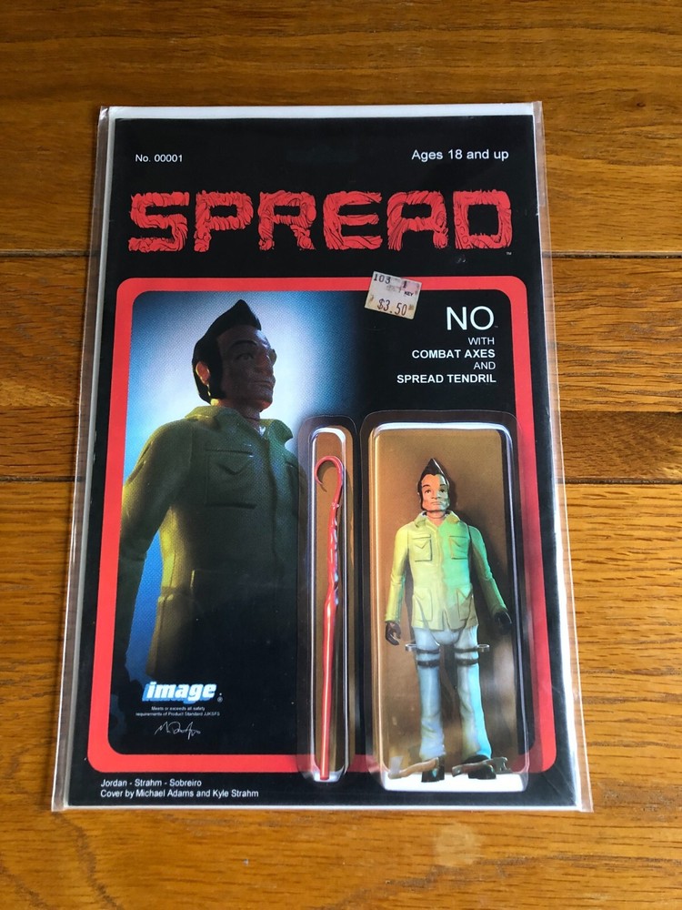 2014 Image Comics SPREAD #1 Action Figure Variant NM Condition