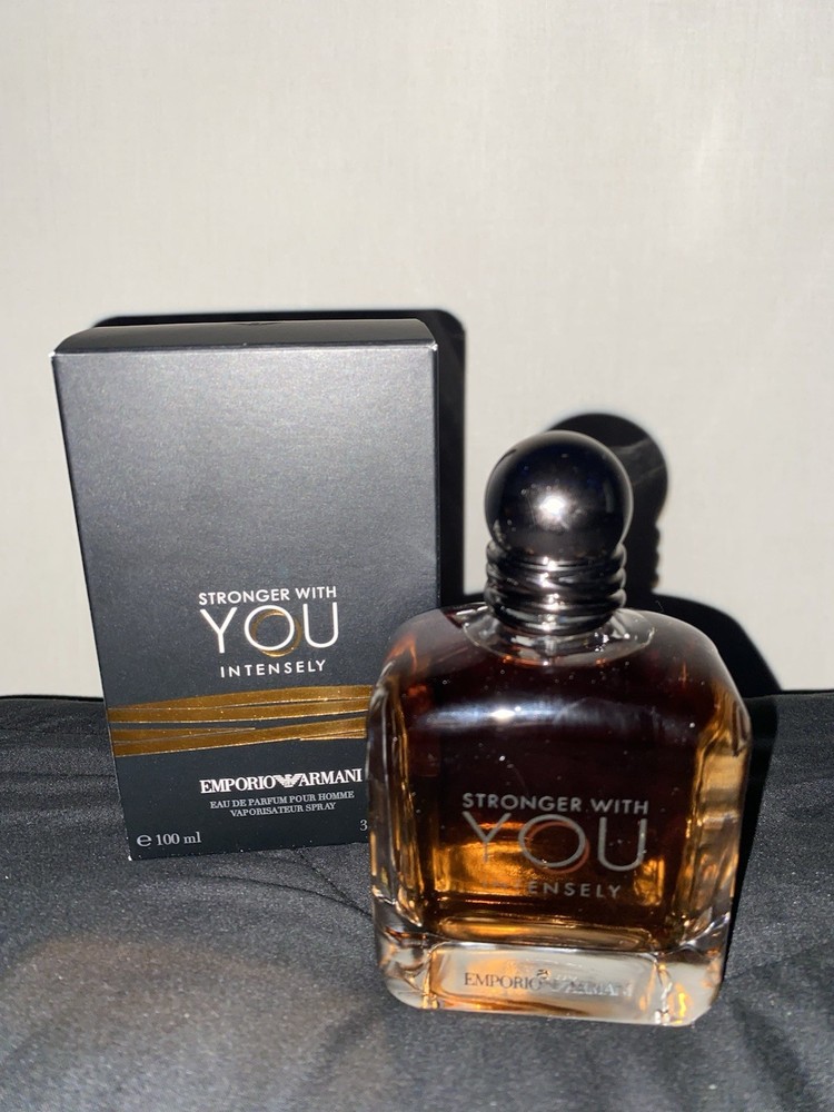 Armani Stronger With You Intensely Eau De Parfum Spray 3.3oz for Men  New in Box