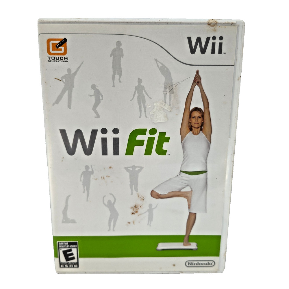 🎮 Wii Fit Nintendo Wii Game Disc Complete w/ Manual Balance Board Game