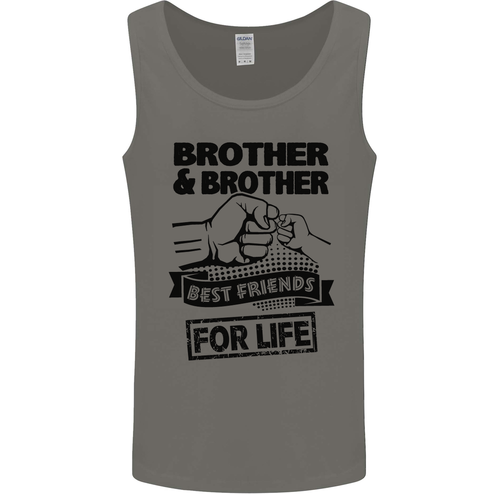 Brother & Brother Friends for Life Funny Mens Vest Tank Top