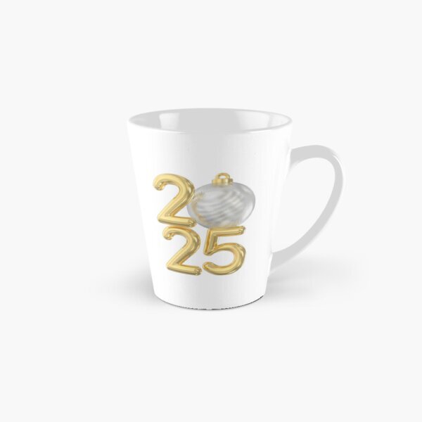 HAPPY NEW YEAR 2025 STICKERS Tall Mug , Gift For Family