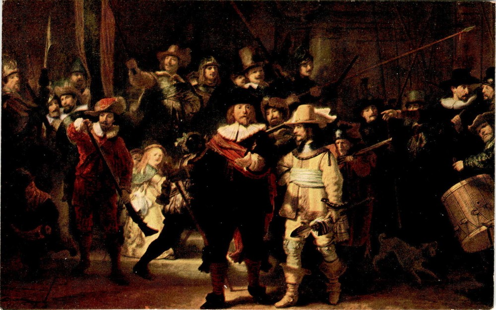 Rijksmuseum Amsterdam, Rembrandt van Rijn, Gal. 220 R. Postcard