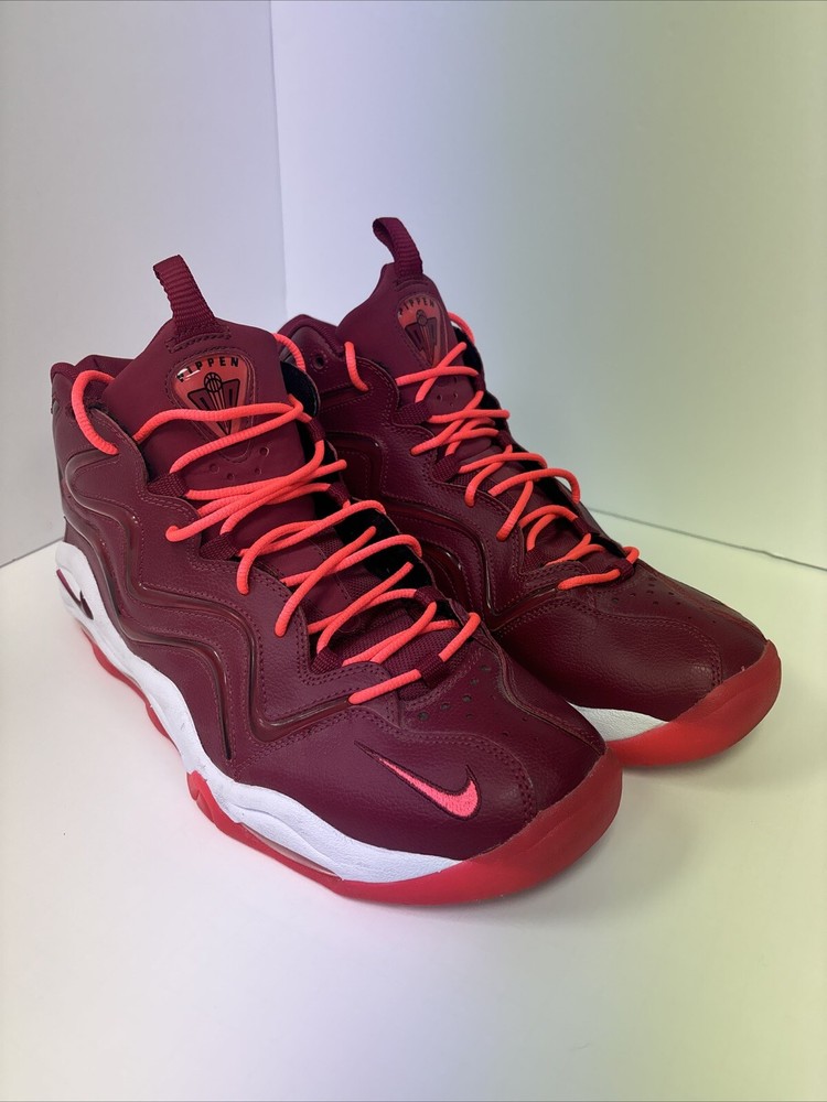 Nike Air Pippen 1 Noble Red And White 2013 325001-600 Mens Size 12