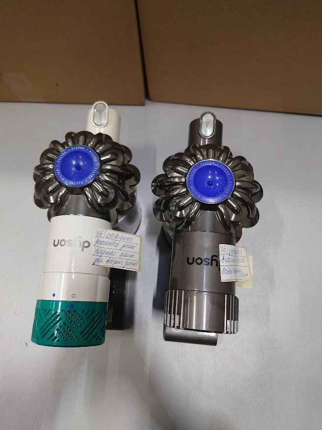 Dyson V6 Vacuum Lot of 2 Used Units Weak Battery Noisy Motors