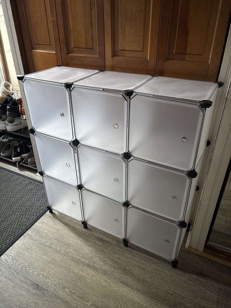 Modular cube storage organizer for versatile home organization