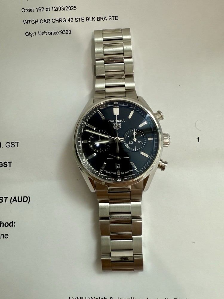 Tag Heuer Carrera 42mm Automatic Chronograph Watch