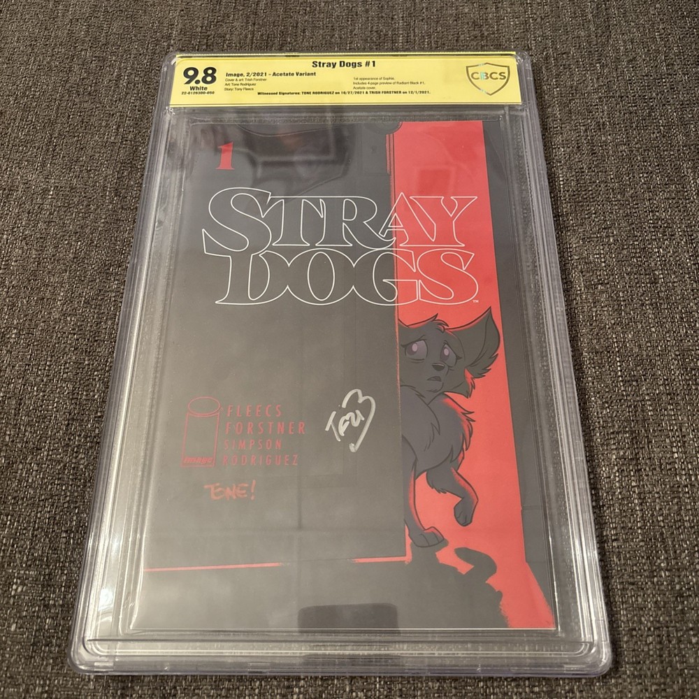 Stray Dogs #1 (February 2021). CBCS 9.8 DOUBLE SIGNED TONE/FORSTNER