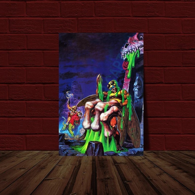 Masters of the Universe Slime Pit Reprint Poster 80s Nostalgic Art  