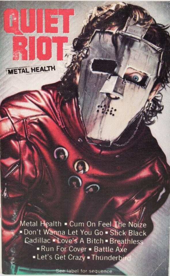 QUIET RIOT - METAL HEALTH CASSETTE TAPE VINTAGE 1983 ROCK METAL TESTED CBS PASHA