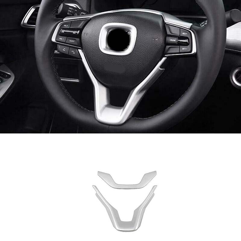 Steering Wheel ABS Silver Trim Cover for 2018-2022 Honda Accord 10th Gen
