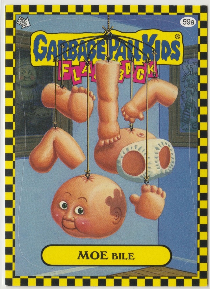 Moe Bile Garbage Pail Kids GPK 2010 Flashback Series 1 FB1 Card #59a