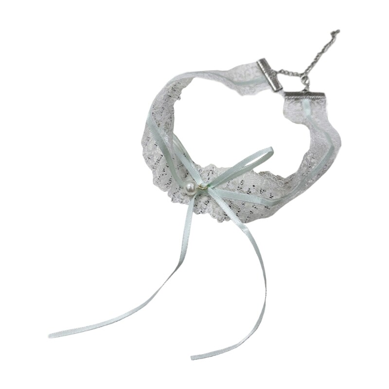 Elegant Bowtie Lace Choker Necklace Comfort Fits for Trendy Women Ladies