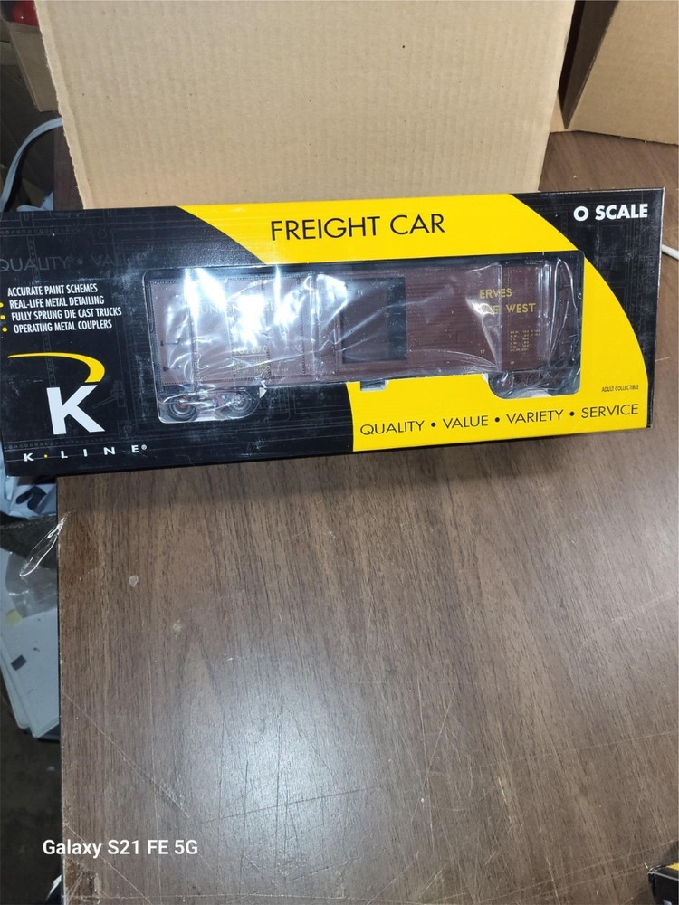 Union Pacific Brown Boxcar 181670 O Scale K71-2115 Rail King Model