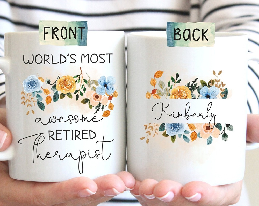 Therapist Coffee Mug Gift Idea for Retirement or Graduation  
