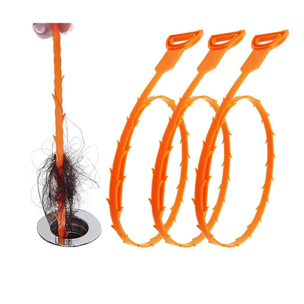 3 Pack Hair Drain Cleaner Tool-20