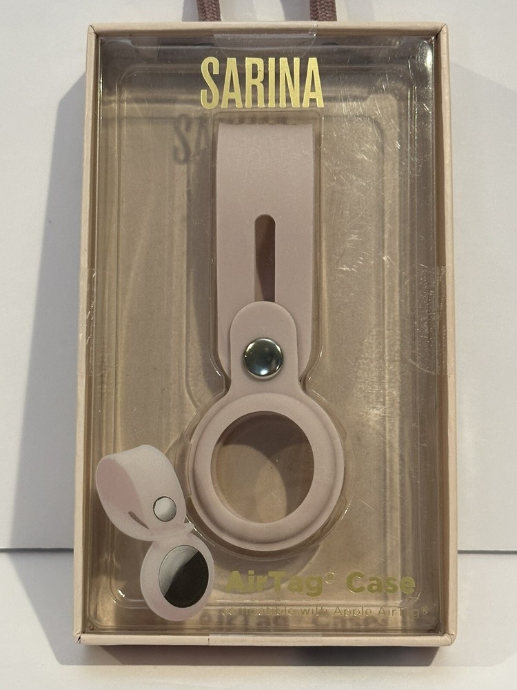 Sarina Soft Touch Light Purple Pink Case for Apple AirTag Accessory – New