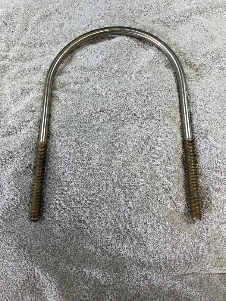 Stainless Steel U-bolt For 8” Pipe, Pipe Hanger 5/8”-11 Threads. 8-7/8” I.D.