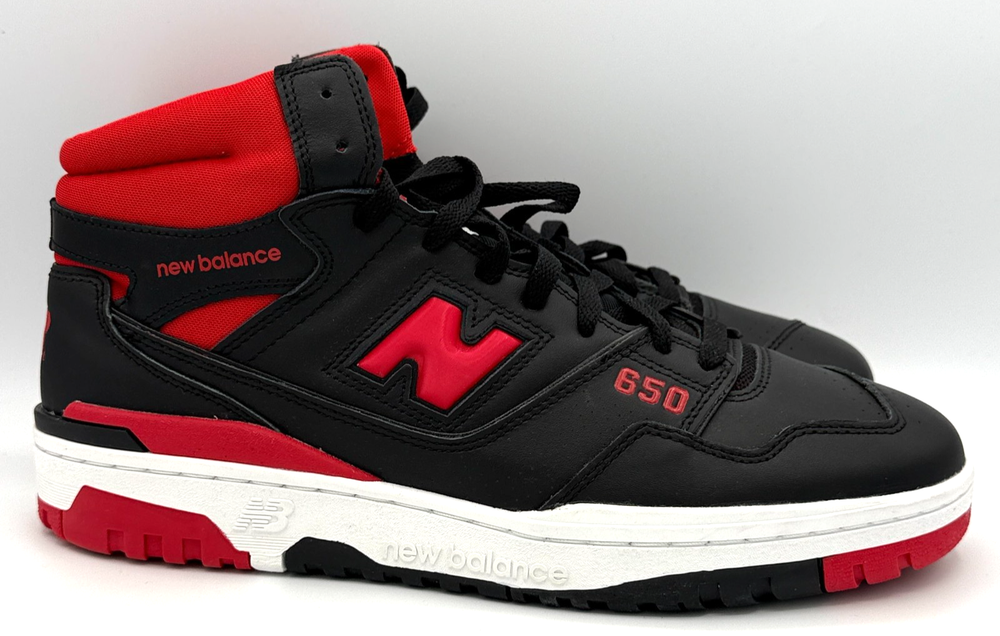 New Balance 650 Shoes Mens Size 11.5 D Red Black Outdoor BB650RBR