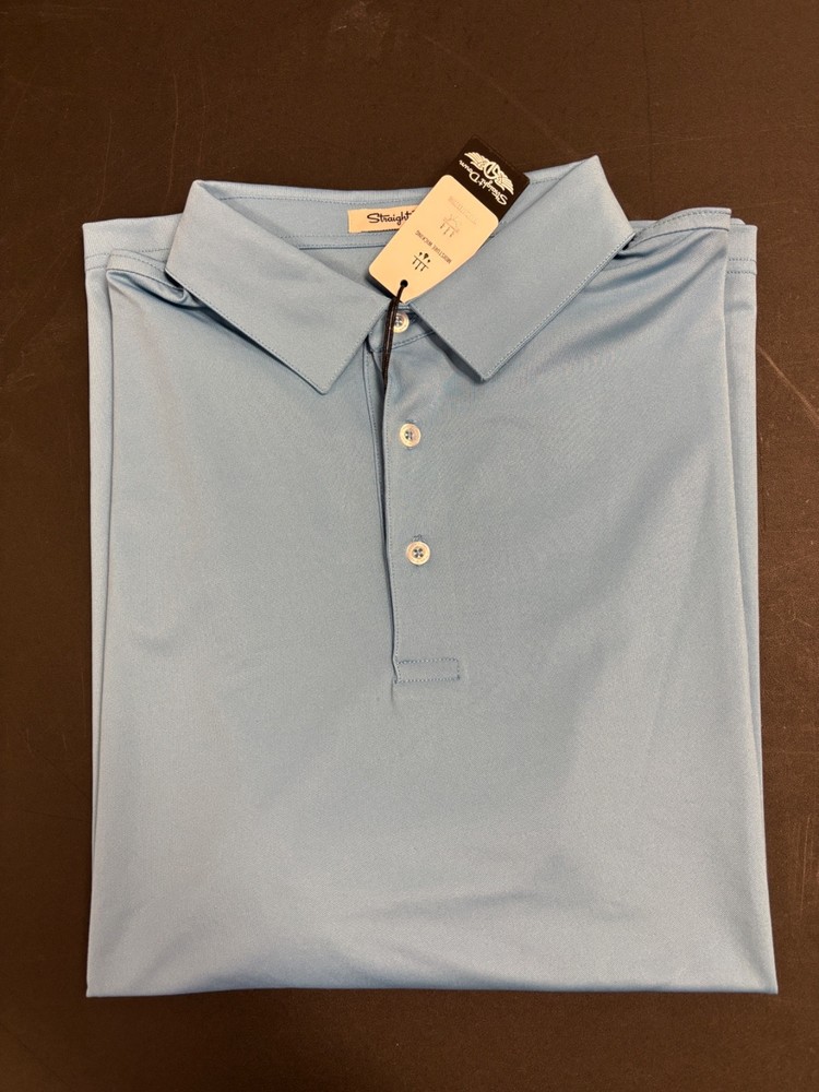 NWT MEN'S STRAIGHT DOWN SULLIVAN POLO, SIZE: L, COLOR: OCEAN (M11.3)