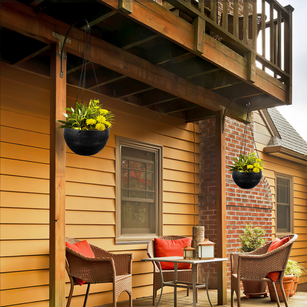 2 Pcs Basket Flowerpot Stylish Hanging Planter Reasonably Priced