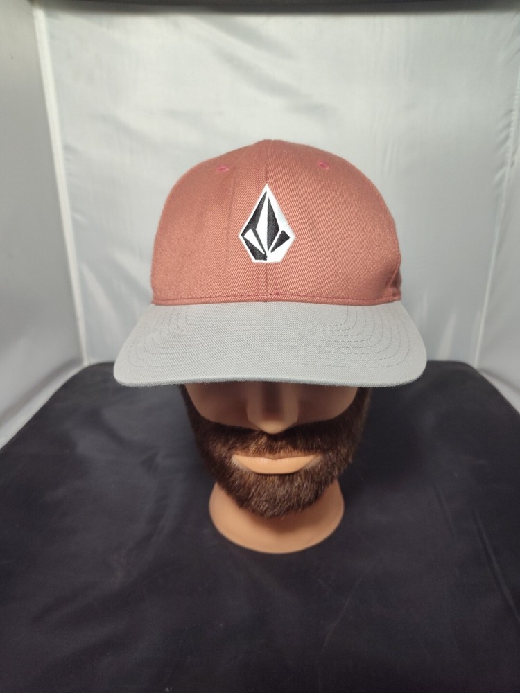 Volcom Baseball Cap Mens Sz L/XL Stretch FlexFit Logo