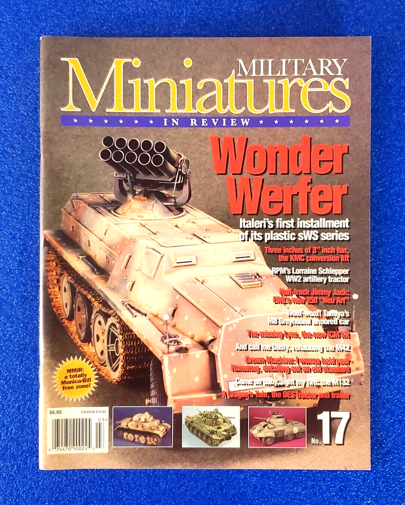 MILITARY MINIATURES IN REVIEW: WONDER WERFER PLASTIC SWS NO. 17 TANK MAGAZINE