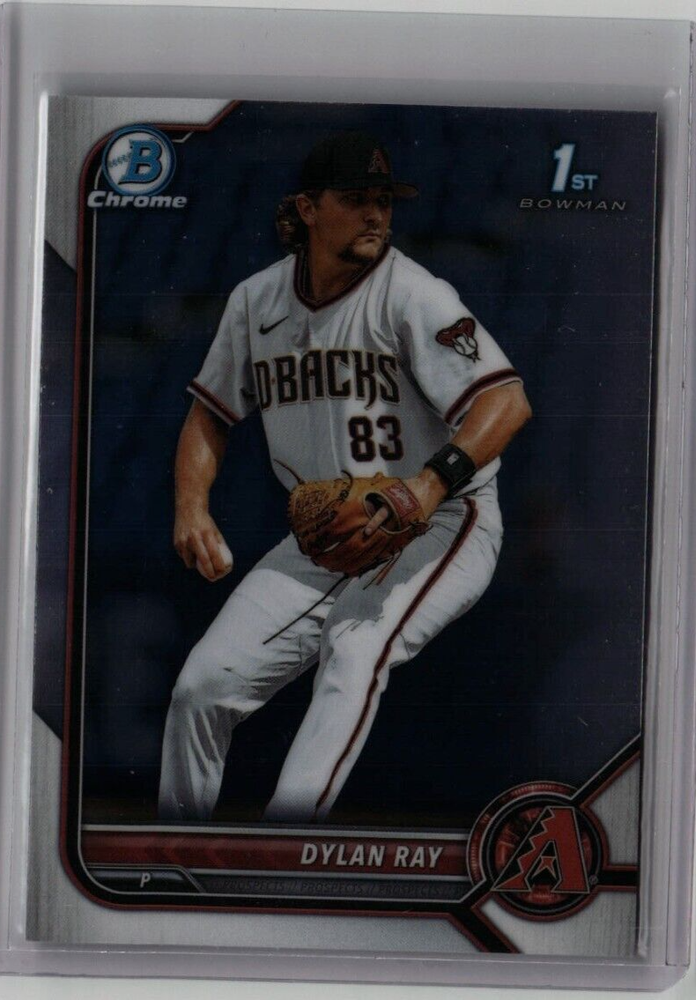 DYLAN RAY ROOKIE 1ST BOWMAN CHROME BDC-191 2022 ARIZONA DIAMONDBACKS FREE SHIP