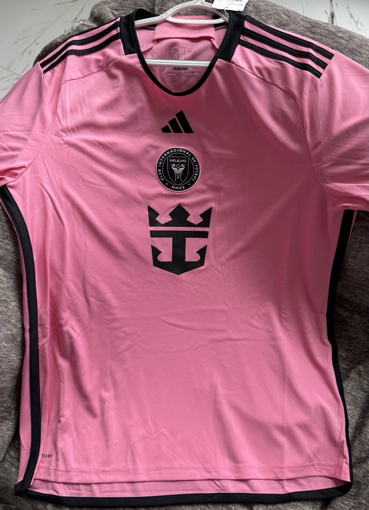 Adidas Men Inter Miami CF 24/25 Messi Home Soccer Jersey