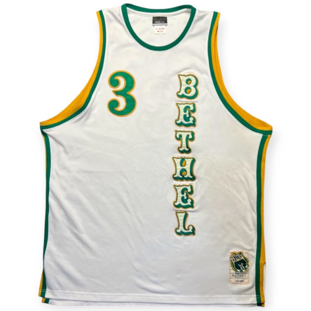Vintage Allen Iverson Bethel Bruins Reebok XL Throwback Jersey The Answer 76ers