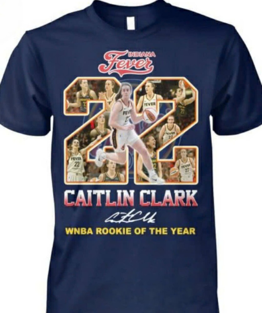 NEW ARRIVAL! Indiana Fever x Caitlin Clark 22 Rookie Of The Years,  Unisex