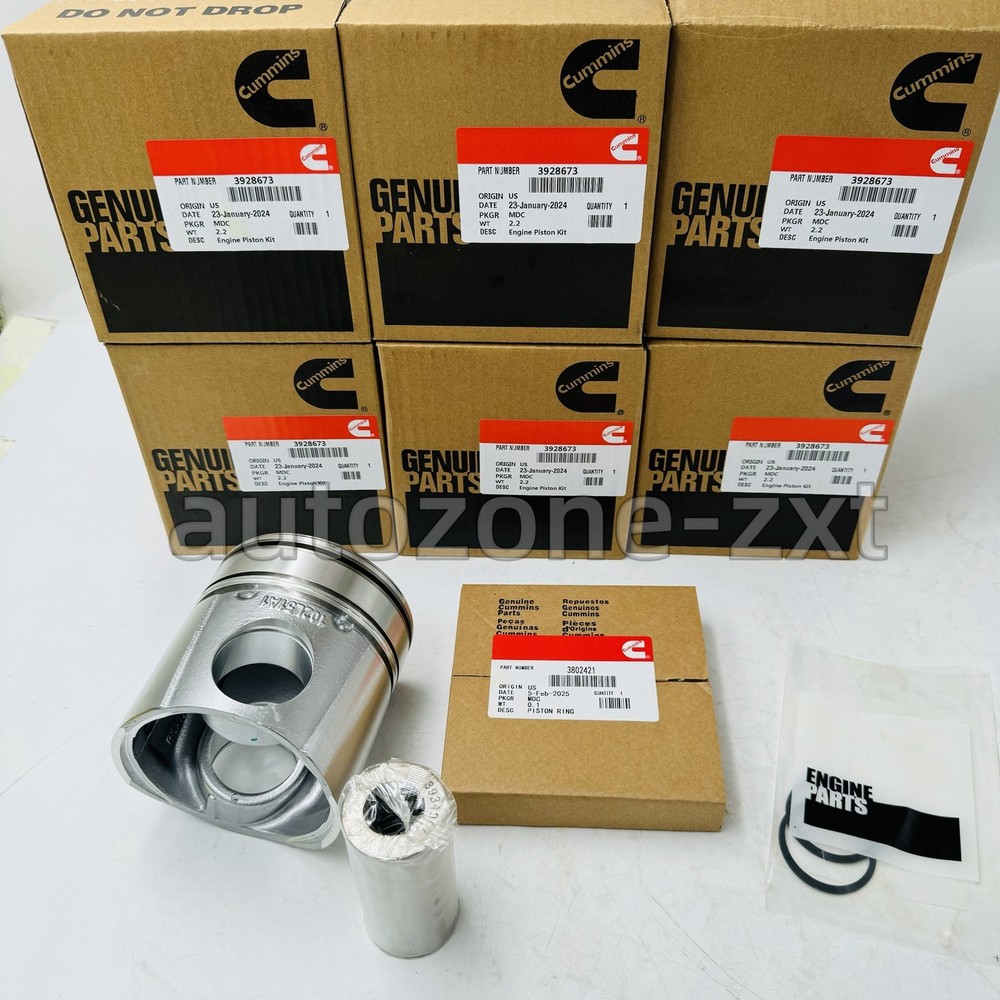 6X 3928673 STD Standard Pistons Kit For 94-98 Dodge Ram2500 Cummins 6BT 5.9L 12V