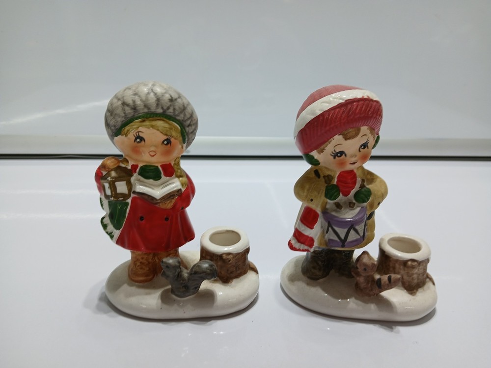 Napcoware Christmas Carolers Figurines Vintage