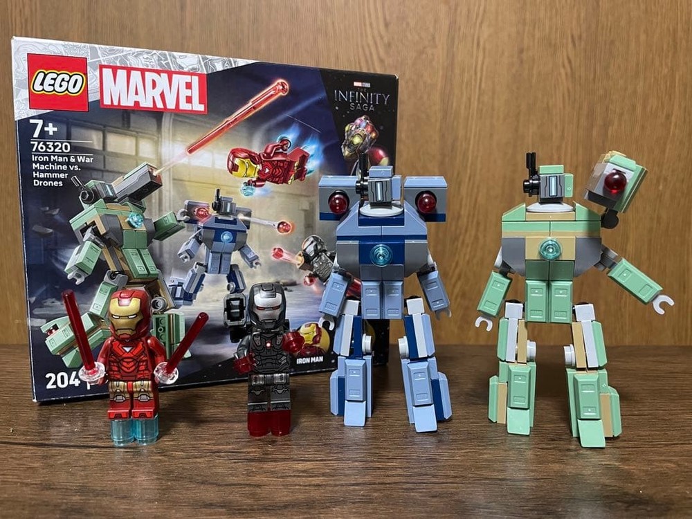 LEGO 76320 Iron Man & War Machine s. Hammer Drones
