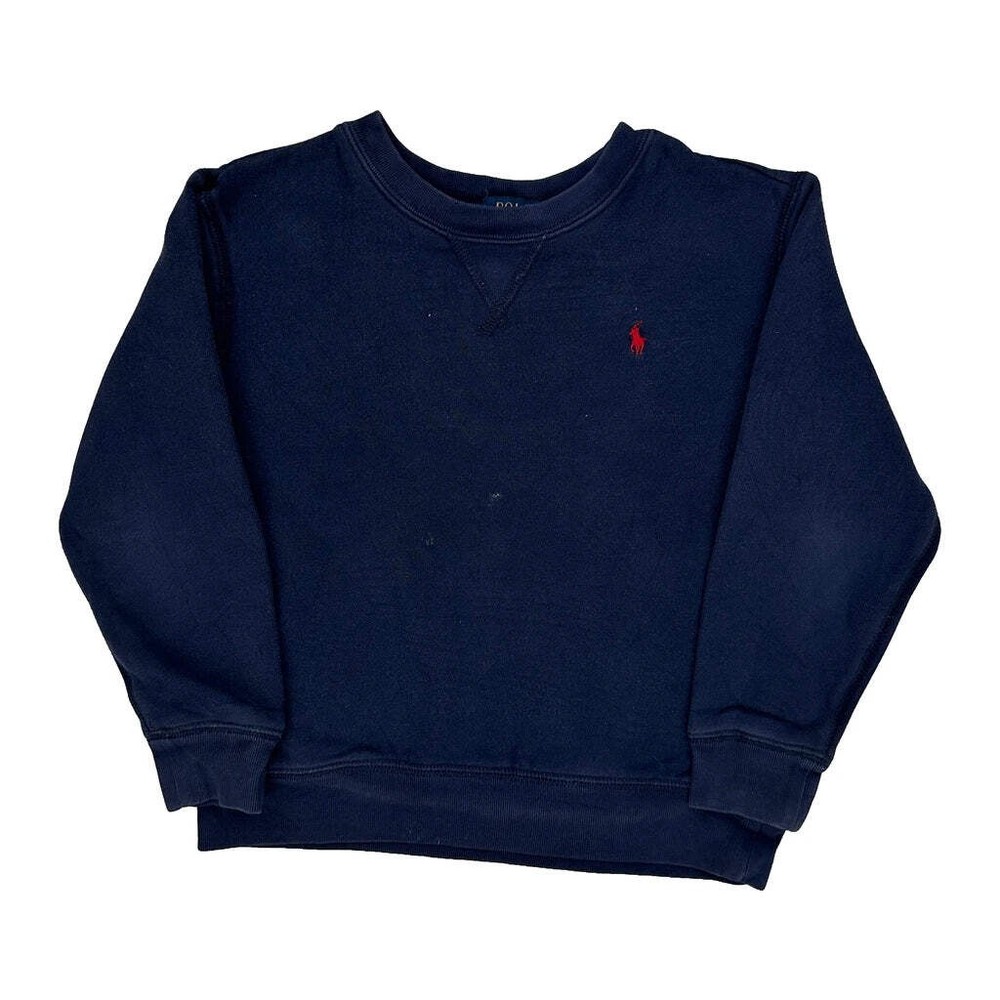 Age 6 Polo By Ralph Lauren Sweatshirt - Small Navy Cotton