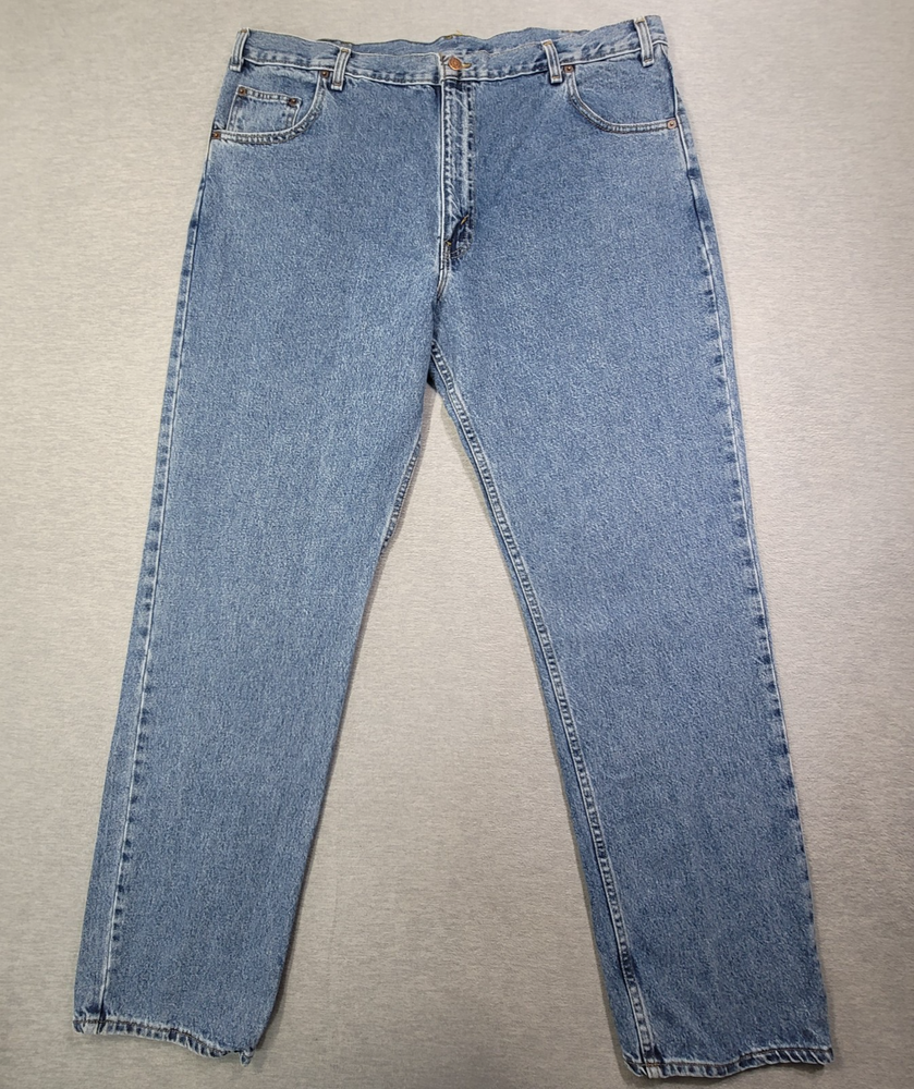 Arizona Jeans Mens 42x34 Blue Made in USA Regular Straight Leg Denim Vintage NWT