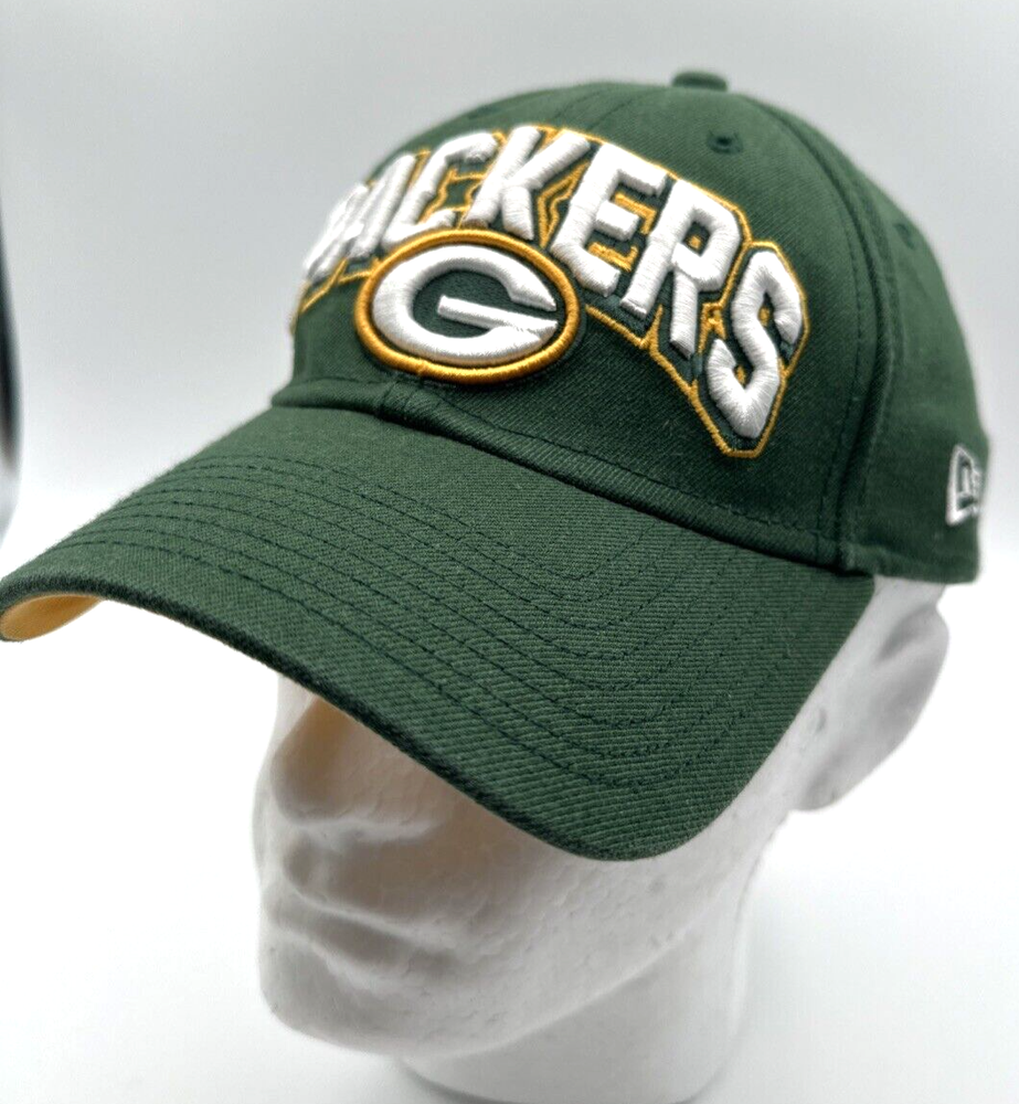 Green Bay PACKERS NFL New Era 39 Thirty Green Stretch Fit M/L Green Hat