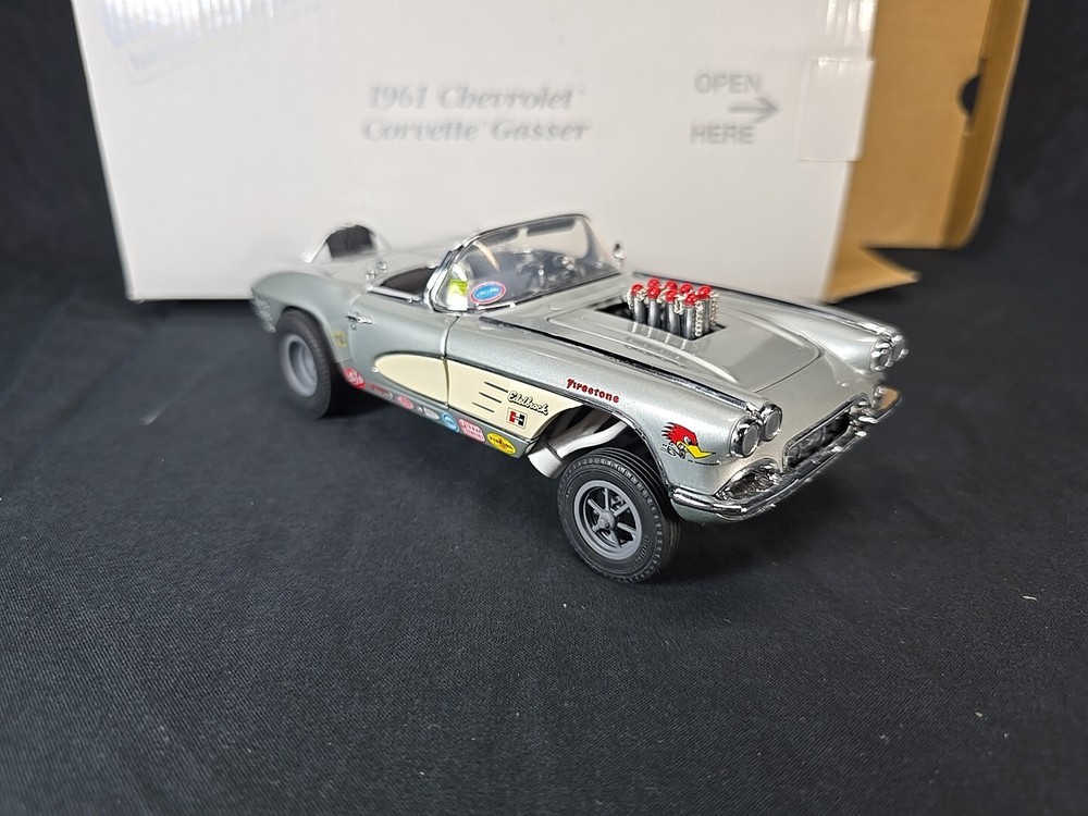 Danbury Mint 1961 Chevrolet Corvette Gasser  w/ Title, and Accessories.