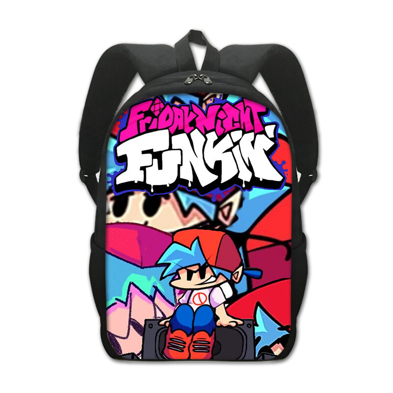 Kids Trendy Game Backpack Friday Night Boys Girls Funkin Students School Bags