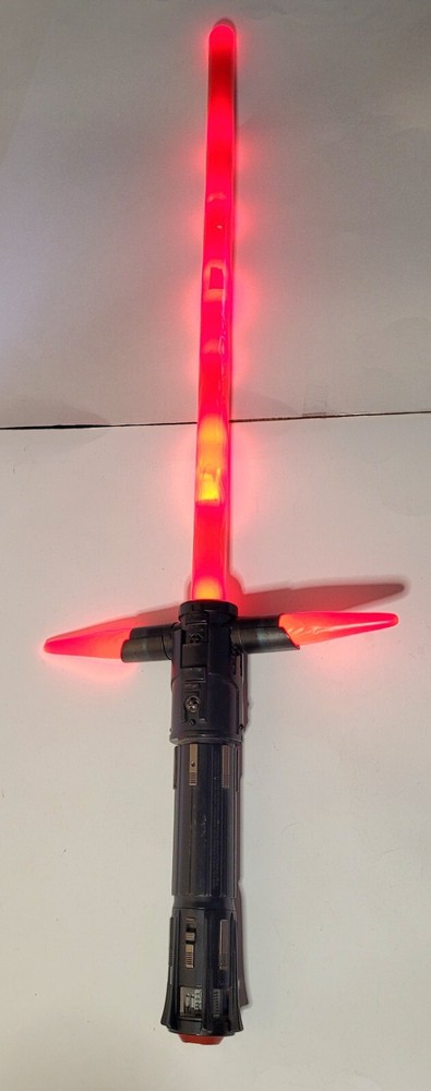 Star Wars KYLO REN The Black Series FX Lightsaber Disney Store Light Sounds RED