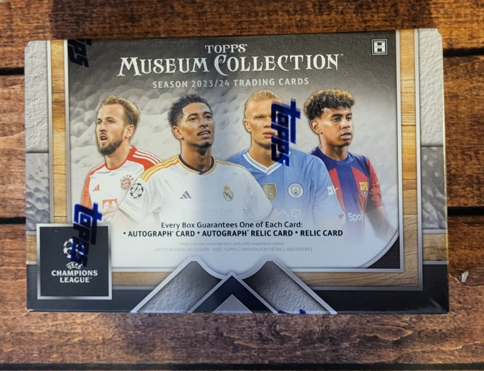 2023-24 Topps UEFA Club Competitions Museum Collection Soccer Hobby Box