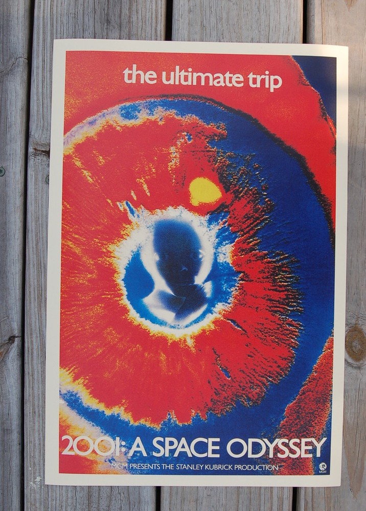 2001 A Space Odyssey Original Lobby Card Poster Stanley Kubrick Sci-Fi Classic