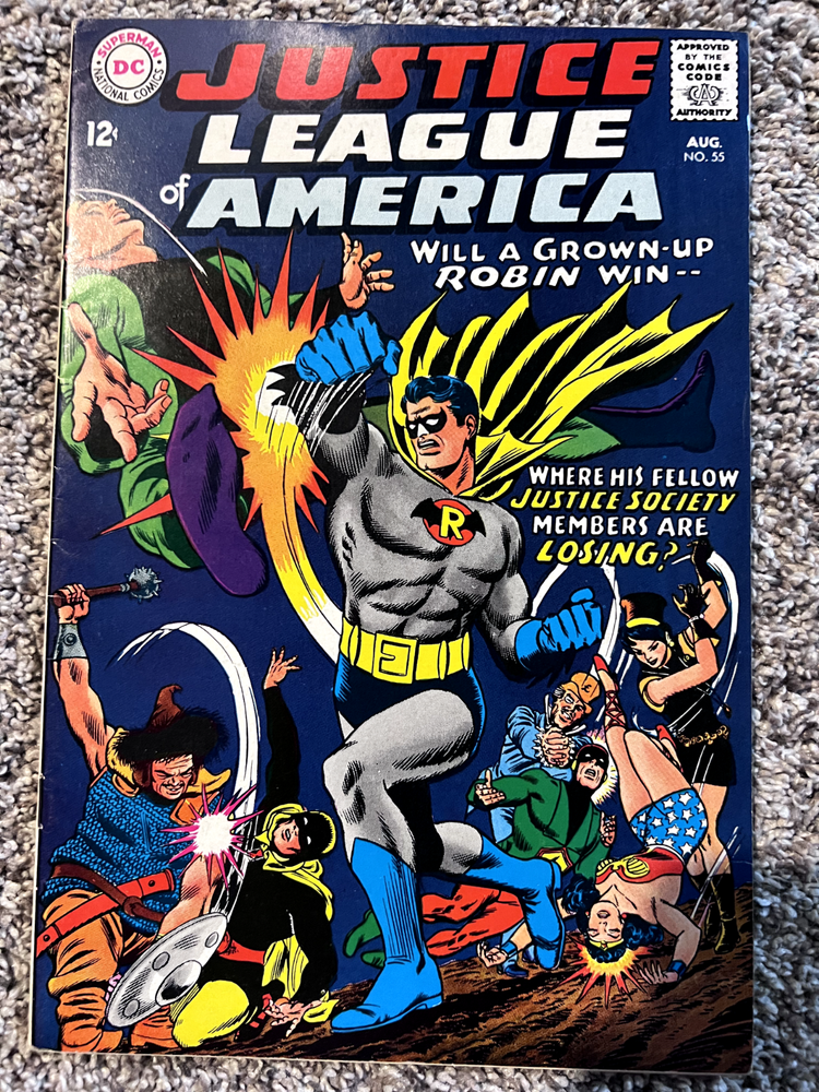 Justice League of America #55 F Will A Grown Up Robin Win